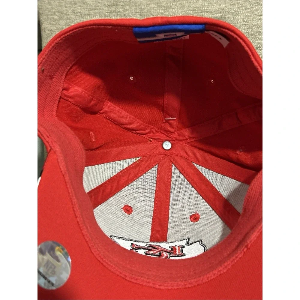 Vtg NFL Kansas City Chiefs Reebok Baseball Cap Hat OSFA Stretch Fit NWOT